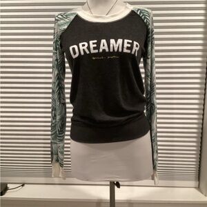 Spiritual Gangster White-Trim Charcoal Pullover